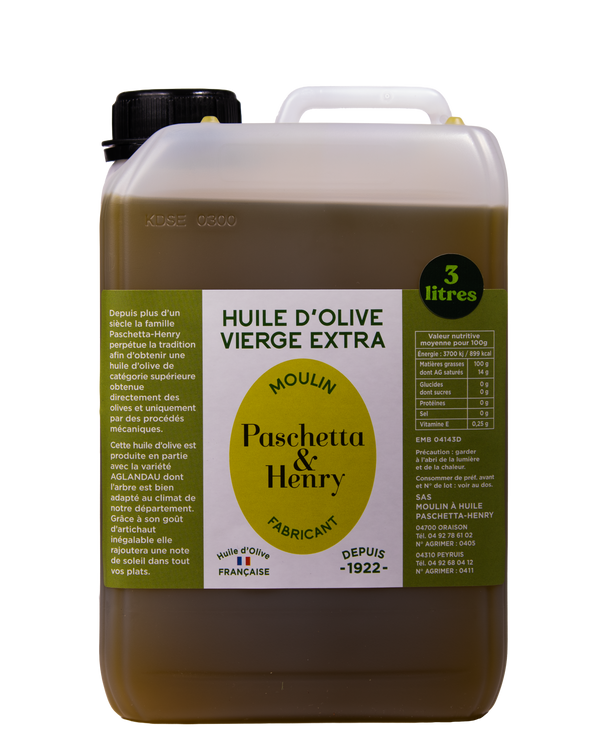 FRANCE 3 L • Huile d’Olive Vierge Extra • Aglandau
