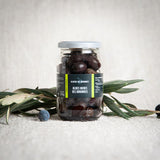 Jar Black olives from Baronnies Tanche variety 210g