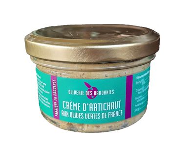 Crème d'artichaut aux olives vertes de France 90 g