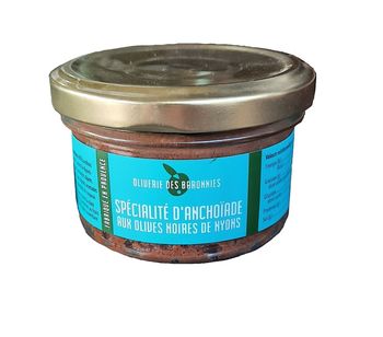 Spécialité d'anchoïade aux olives noires de Nyons 90 g
