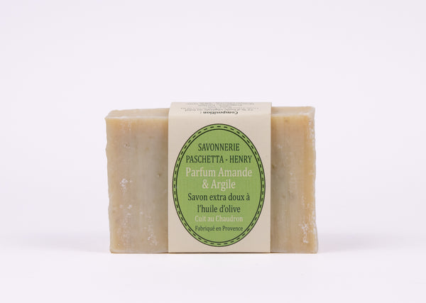 Savon Brut - parfum Amande & Argile  200 g