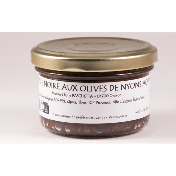 Black Tapenade with Nyons PDO Olives 90 g